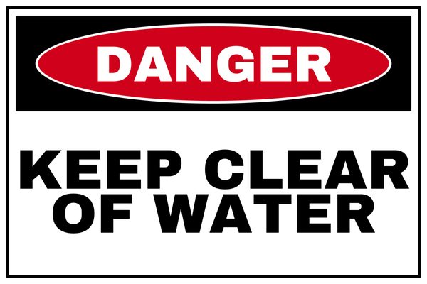Keep Clear of Water — Pool & Water Safety design