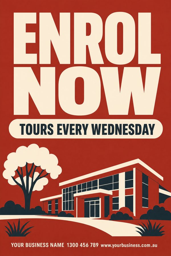 Enrol Now Brick — Schools & education design