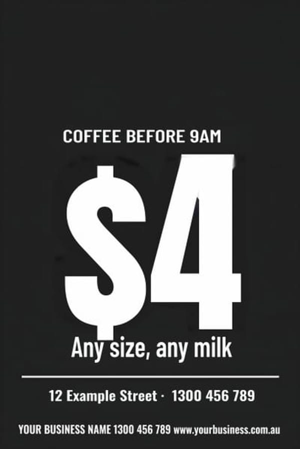 $4 Coffee — Café & Restaurant design