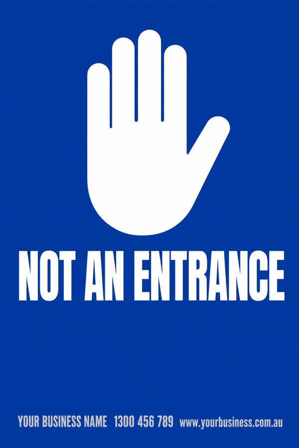Not an Entrance — Toilet & Amenities design