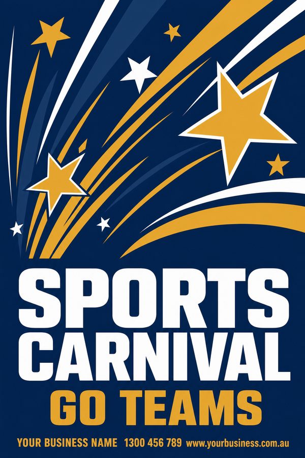 Sports Carnival Navy — Schools & education design