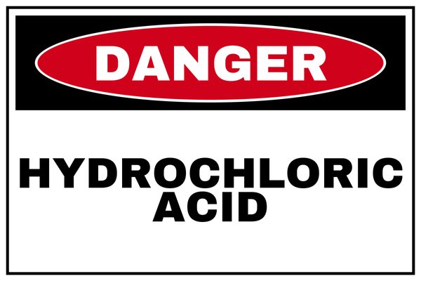 Hydrochloric Acid — Danger design