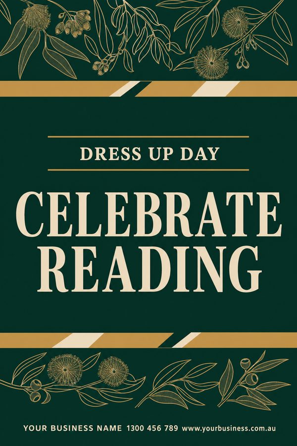 Celebrate Reading Forest — Awareness days & causes design