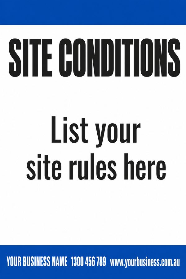 Site Conditions — Traffic & Site design