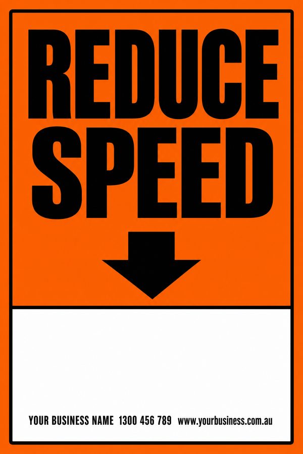 Reduce Speed — Traffic & Site design
