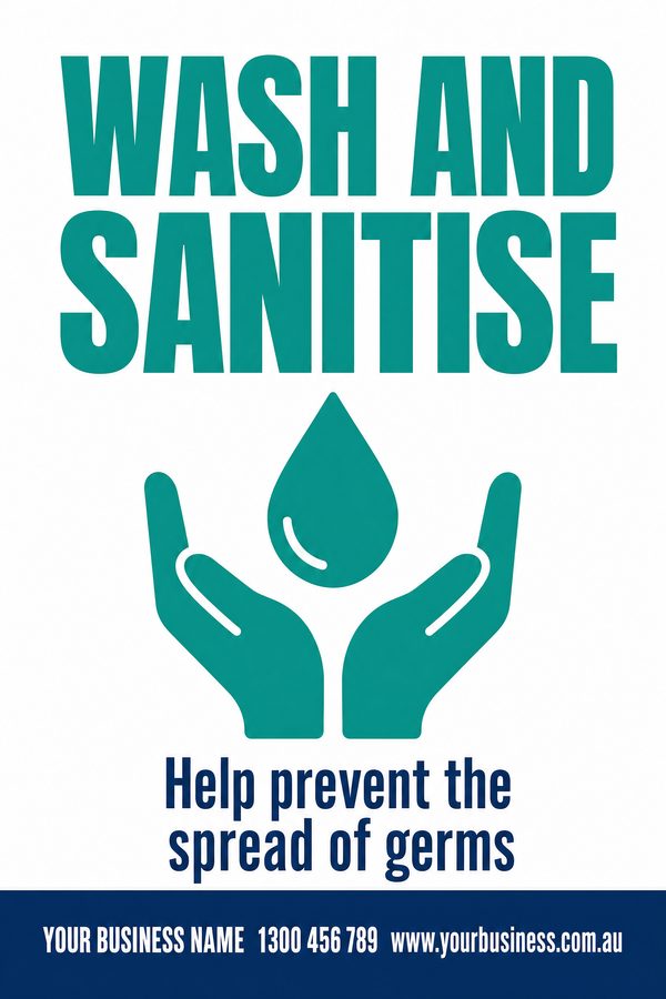 Wash and Sanitise — Mandatory & PPE design