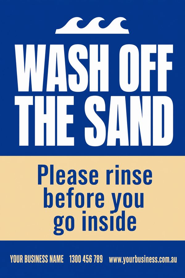 Wash Off the Sand — Mandatory & PPE design